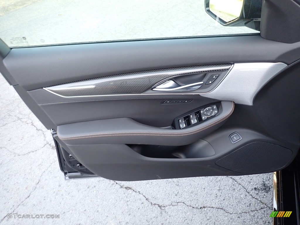 2021 Cadillac CT5 Sport AWD Jet Black Door Panel Photo #140484598