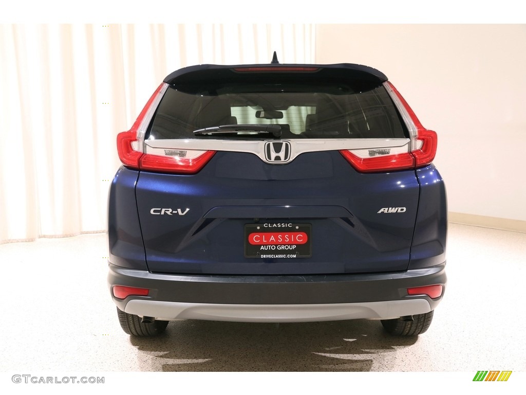 2017 CR-V EX-L AWD - Obsidian Blue Pearl / Gray photo #19