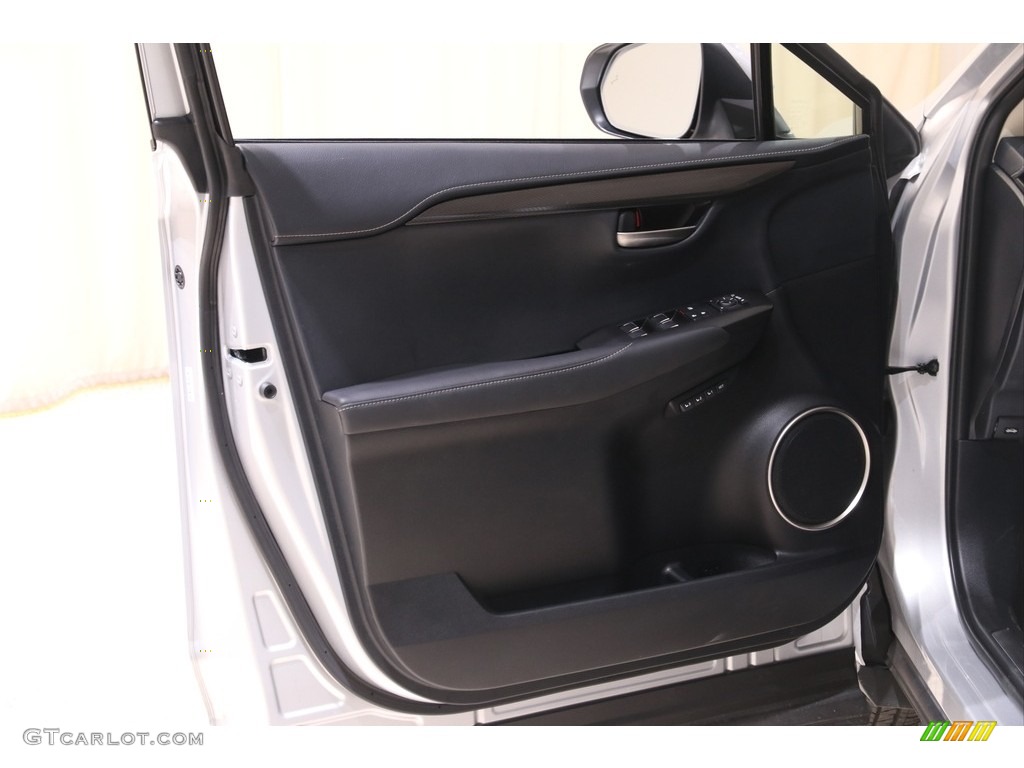 2018 Lexus NX 300h Hybrid AWD Black Door Panel Photo #140484823
