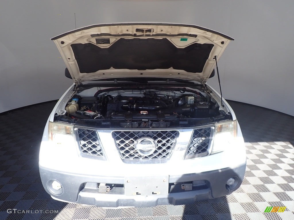 2006 Frontier XE King Cab - Avalanche White / Steel photo #5