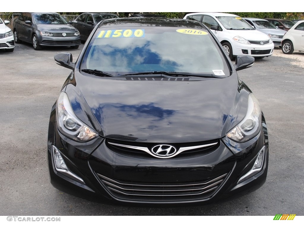 Black 2016 Hyundai Elantra Sport Exterior Photo #140485168