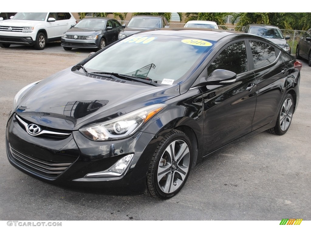 Black 2016 Hyundai Elantra Sport Exterior Photo #140485183