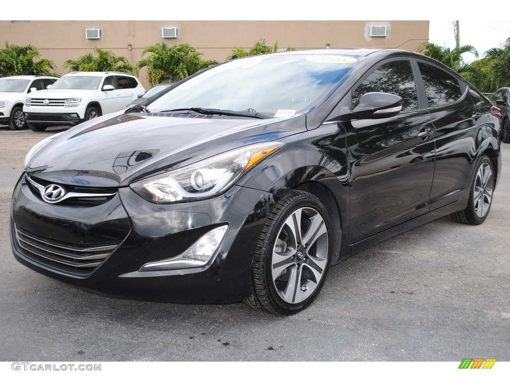 Black 2016 Hyundai Elantra Sport Exterior Photo #140485207