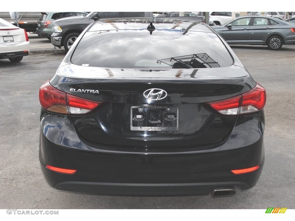 2016 Elantra Sport - Black / Beige photo #8