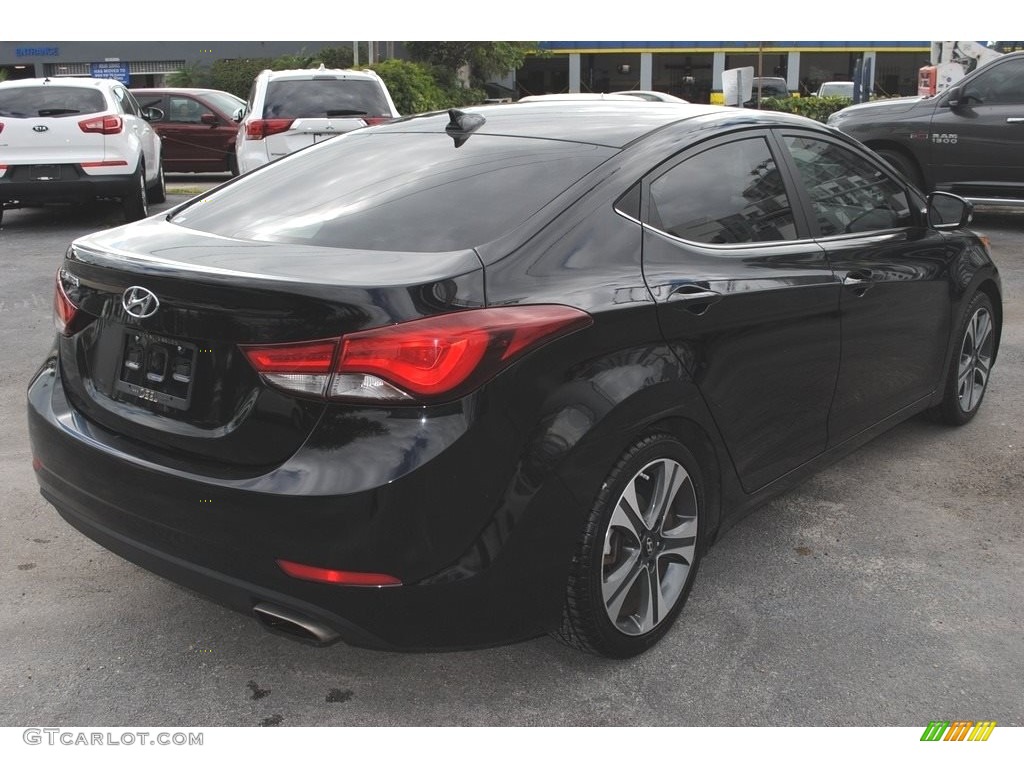 2016 Elantra Sport - Black / Beige photo #9