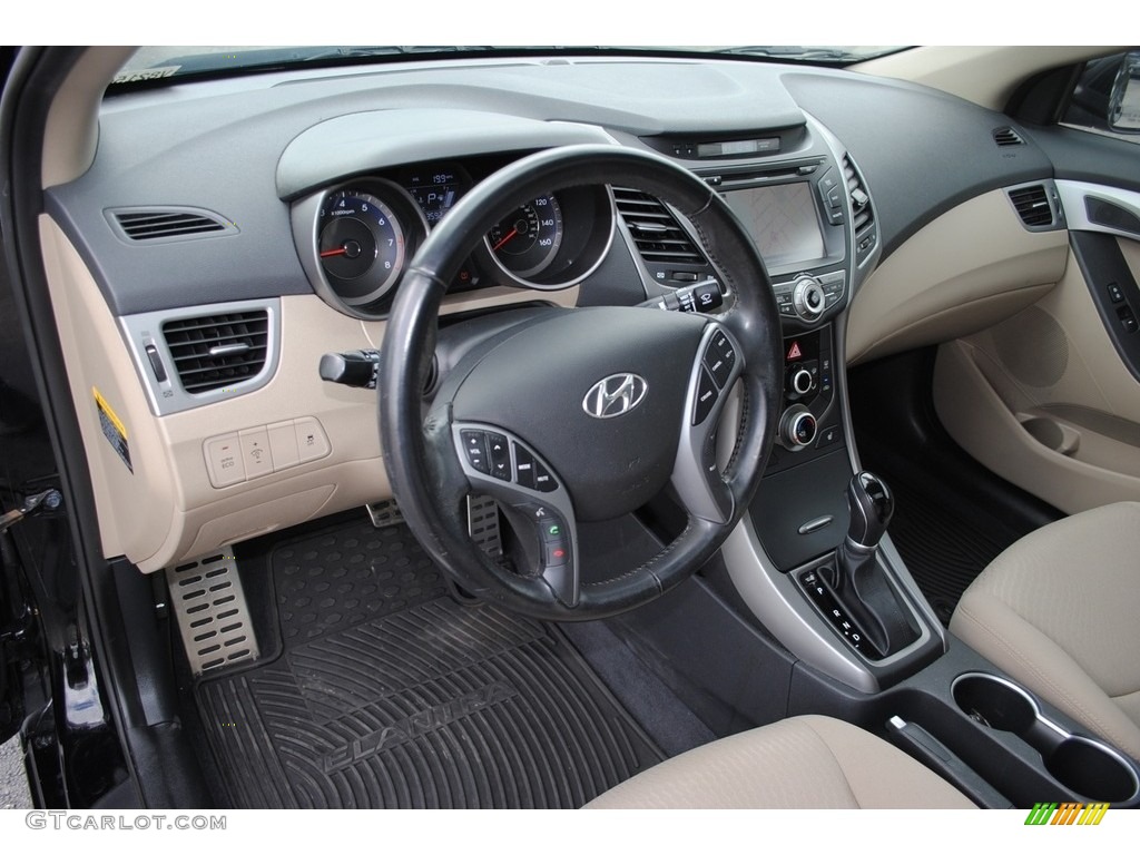 Beige Interior 2016 Hyundai Elantra Sport Photo #140485411