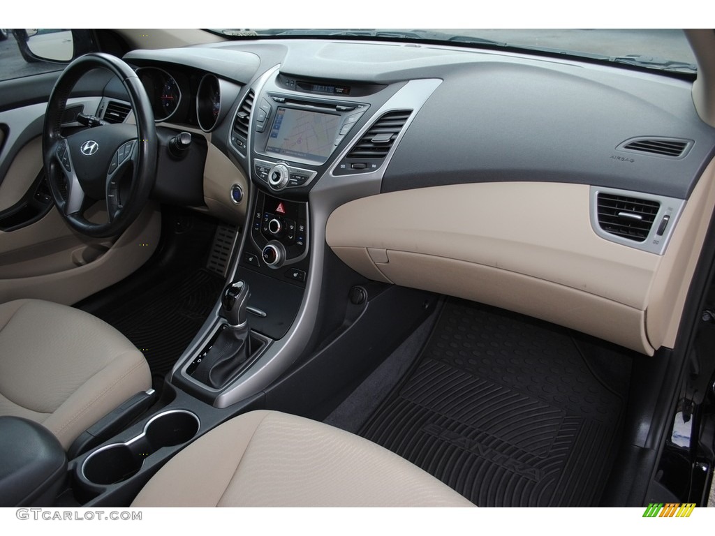 2016 Hyundai Elantra Sport Beige Dashboard Photo #140485486