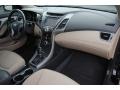 2016 Hyundai Elantra Beige Interior Dashboard Photo