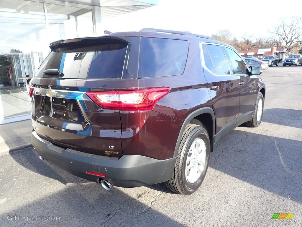 2021 Traverse LT AWD - Black Cherry Metallic / Jet Black photo #7