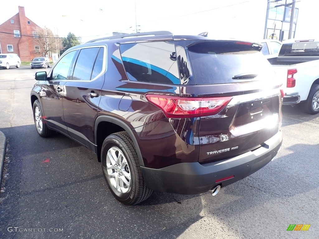 2021 Traverse LT AWD - Black Cherry Metallic / Jet Black photo #9
