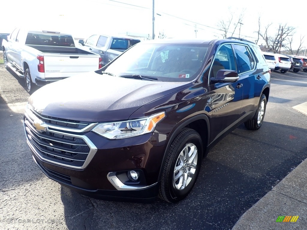 2021 Traverse LT AWD - Black Cherry Metallic / Jet Black photo #10