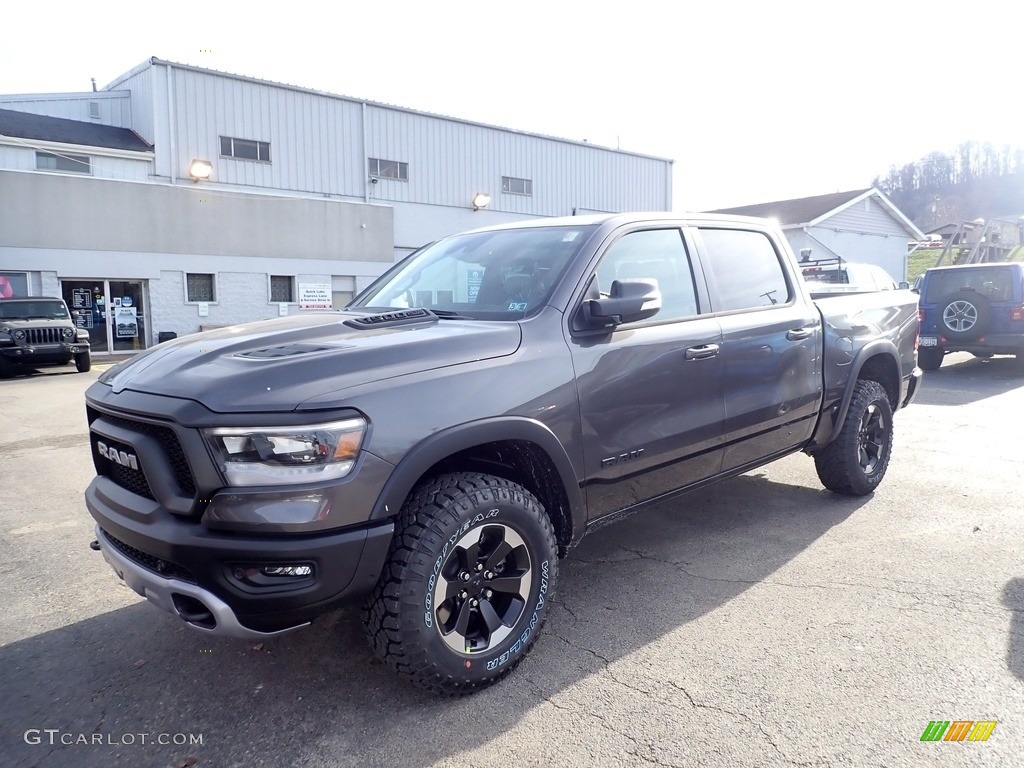 Granite Crystal Metallic 2021 Ram 1500 Rebel Crew Cab 4x4 Exterior Photo #140486128