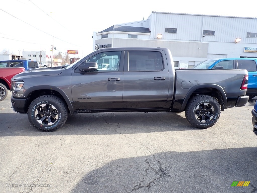 Granite Crystal Metallic 2021 Ram 1500 Rebel Crew Cab 4x4 Exterior Photo #140486158