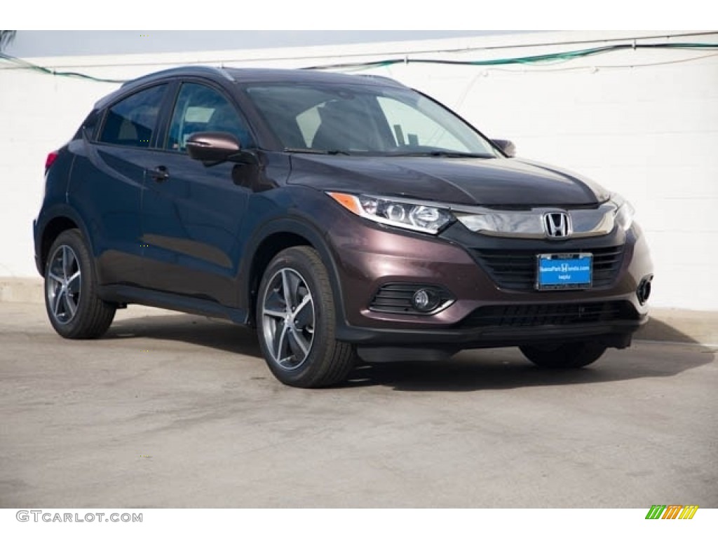 2021 HR-V EX - Midnight Amethyst Metallic / Black photo #1