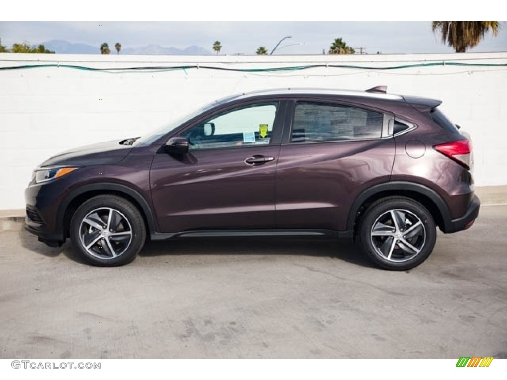 Midnight Amethyst Metallic 2021 Honda HR-V EX Exterior Photo #140487547