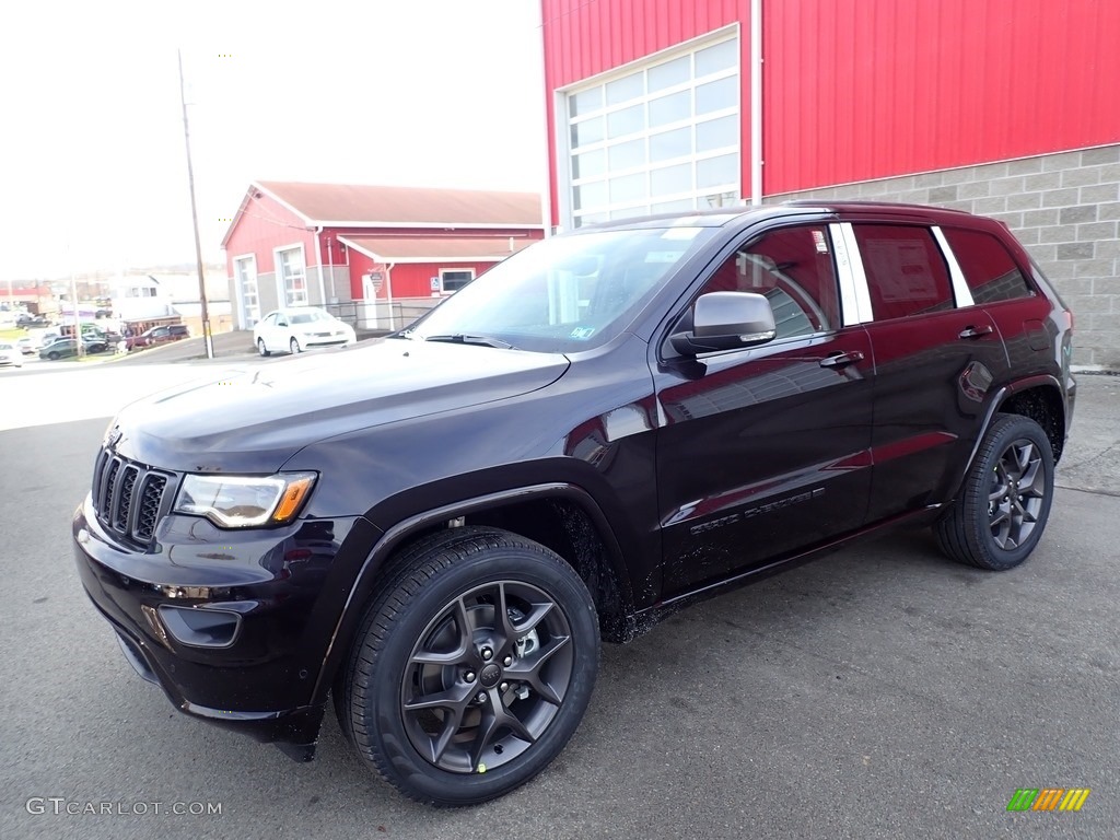 2021 Grand Cherokee Limited 4x4 - Sangria Metallic / Black photo #1
