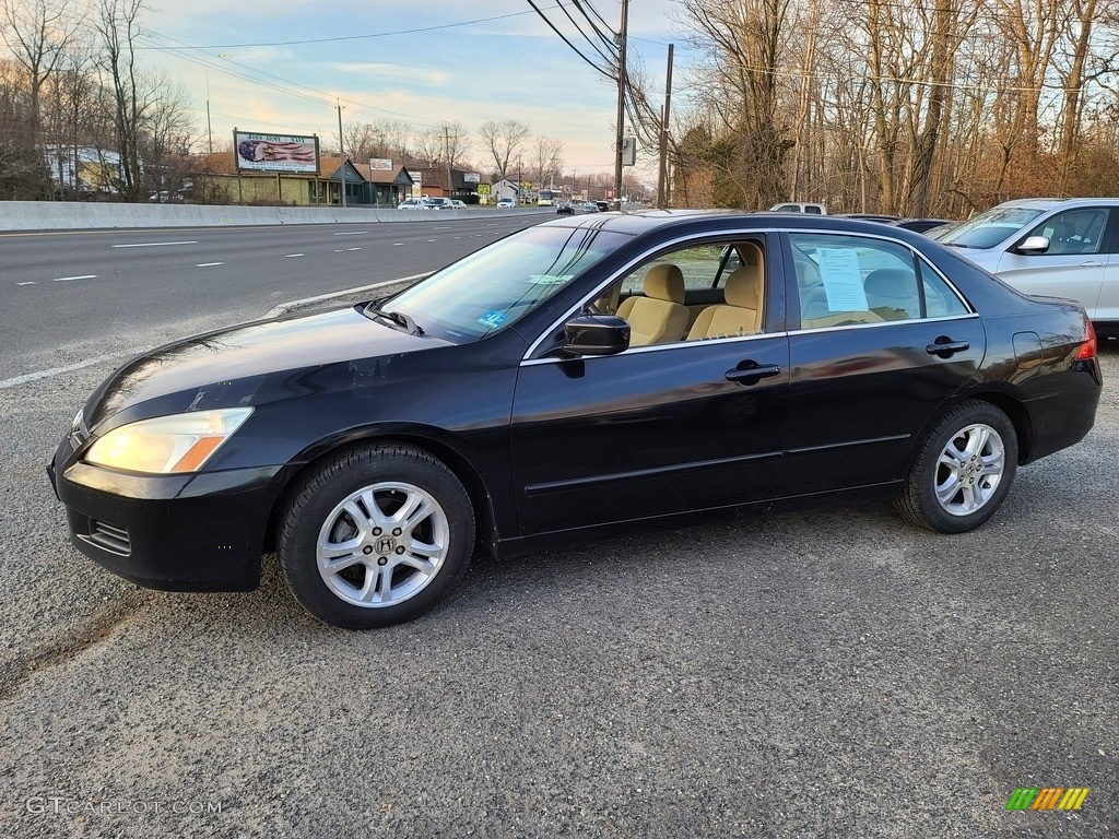 2007 Accord EX Sedan - Moroccan Red Pearl / Ivory photo #7