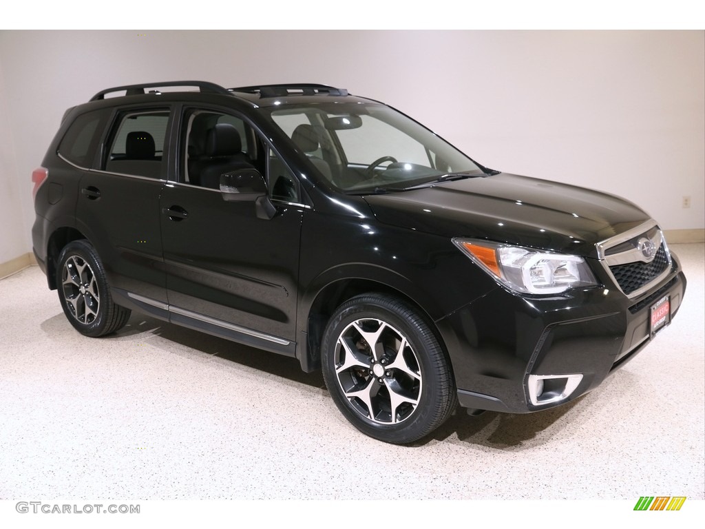 Crystal Black Silica 2016 Subaru Forester 2.0XT Touring Exterior Photo #140488154