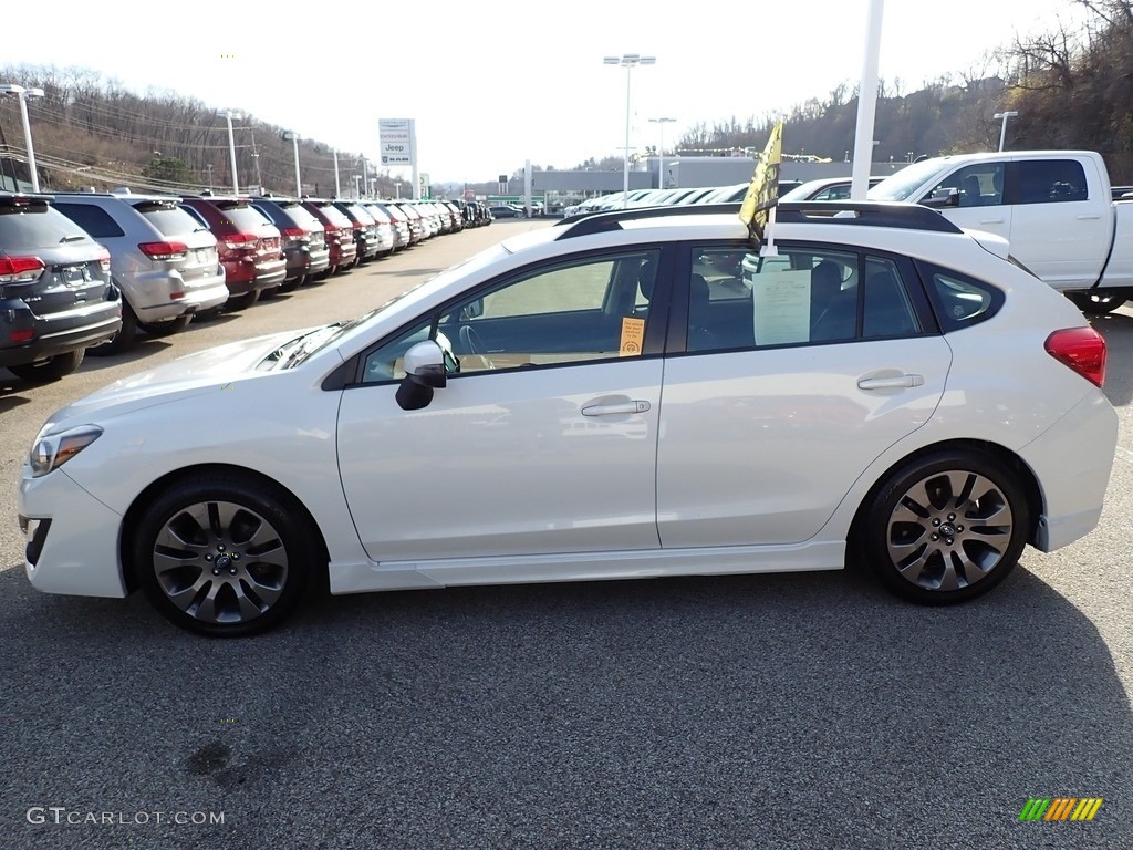 Crystal White Pearl 2016 Subaru Impreza 2.0i Sport Premium Exterior Photo #140488774