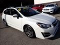 Crystal White Pearl 2016 Subaru Impreza 2.0i Sport Premium Exterior