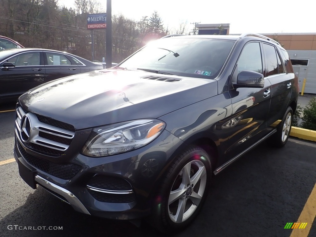 2016 GLE 350 4Matic - Steel Grey Metallic / Black photo #1