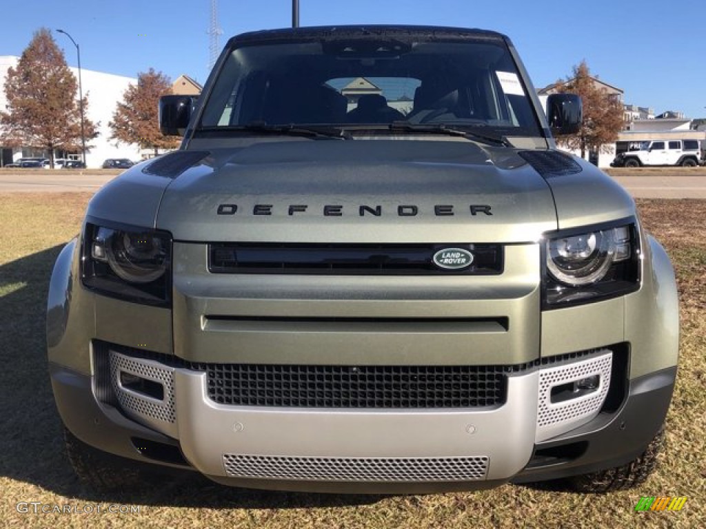 Pangea Green Metallic 2020 Land Rover Defender 110 First Edition Exterior Photo #140489584