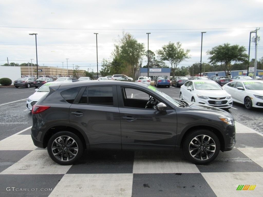 2016 CX-5 Grand Touring AWD - Meteor Gray Mica / Black photo #3