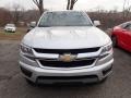 2018 Silver Ice Metallic Chevrolet Colorado LT Crew Cab 4x4  photo #3