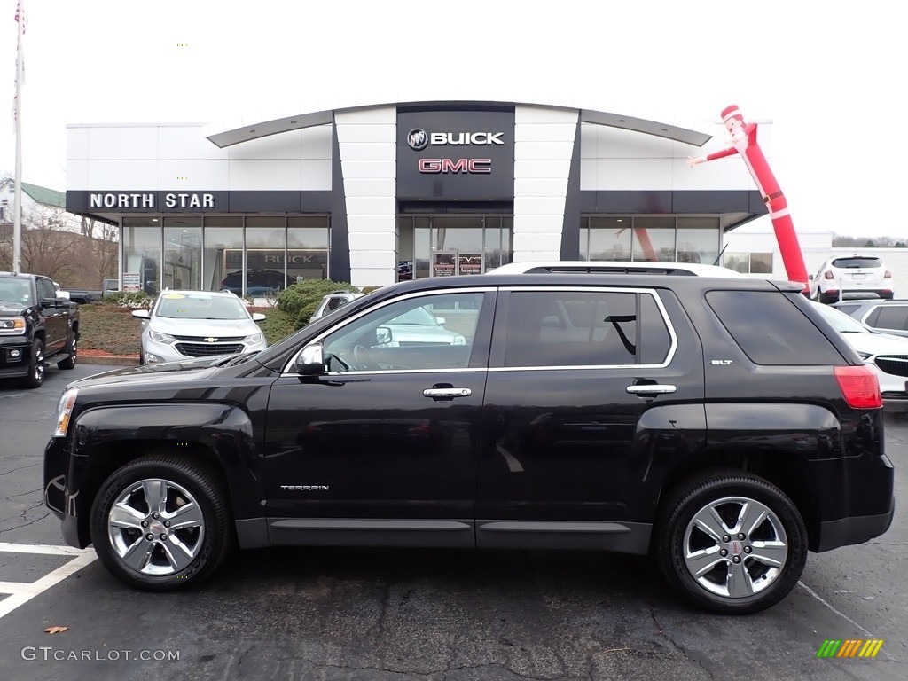 2015 Terrain SLE AWD - Carbon Black Metallic / Jet Black photo #14
