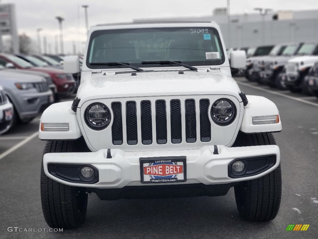 2021 Wrangler Unlimited Sahara 4x4 - Bright White / Black photo #2