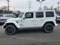 2021 Bright White Jeep Wrangler Unlimited Sahara 4x4  photo #3