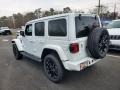 2021 Bright White Jeep Wrangler Unlimited Sahara 4x4  photo #4