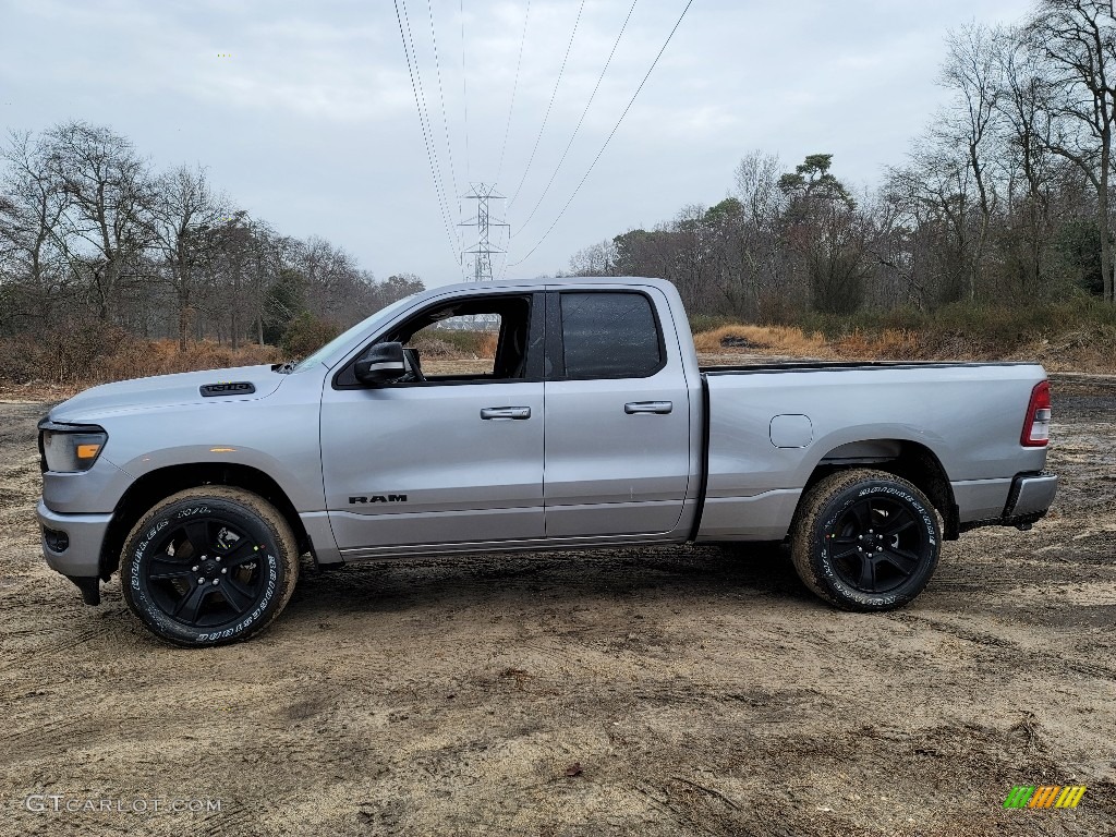 Billet Silver Metallic 2021 Ram 1500 Big Horn Quad Cab 4x4 Exterior Photo #140495283