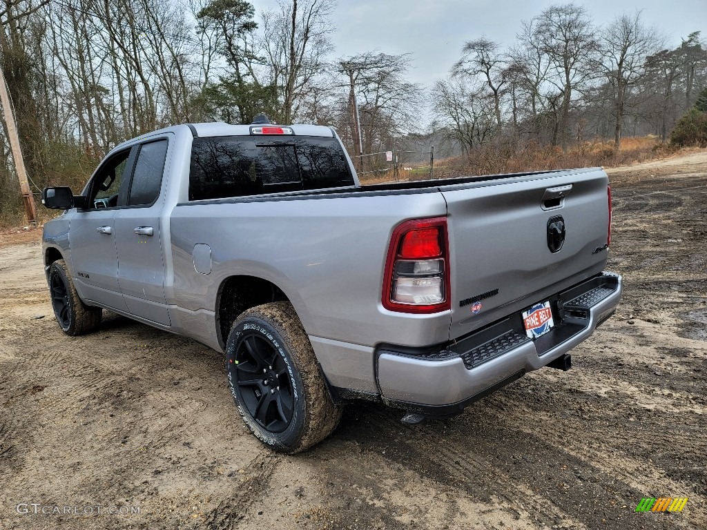 2021 1500 Big Horn Quad Cab 4x4 - Billet Silver Metallic / Black photo #5