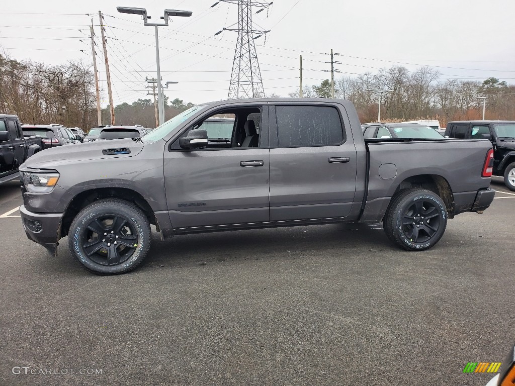 Granite Crystal Metallic 2021 Ram 1500 Big Horn Crew Cab 4x4 Exterior Photo #140495517