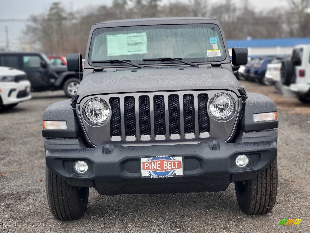 2021 Wrangler Unlimited Sport 4x4 - Granite Crystal Metallic / Black photo #2