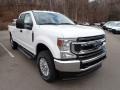 2021 Oxford White Ford F250 Super Duty XL Crew Cab 4x4  photo #2