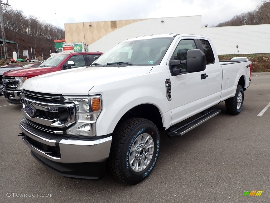 Oxford White 2021 Ford F250 Super Duty XL Crew Cab 4x4 Exterior Photo #140496930