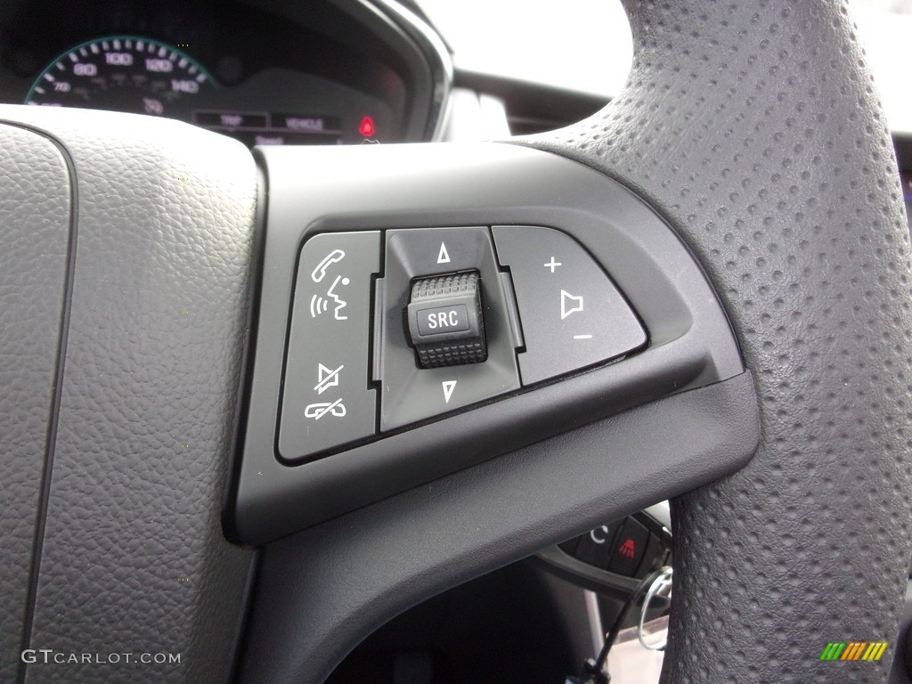 2021 Chevrolet Trax LS AWD Jet Black/­Light Ash Gray Steering Wheel Photo #140496996