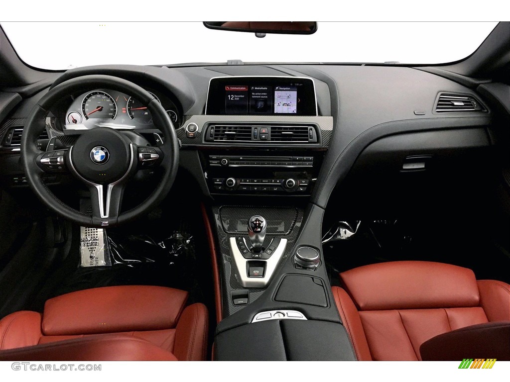 2018 BMW M6 Convertible Sakhir Orange/Black Dashboard Photo #140497032
