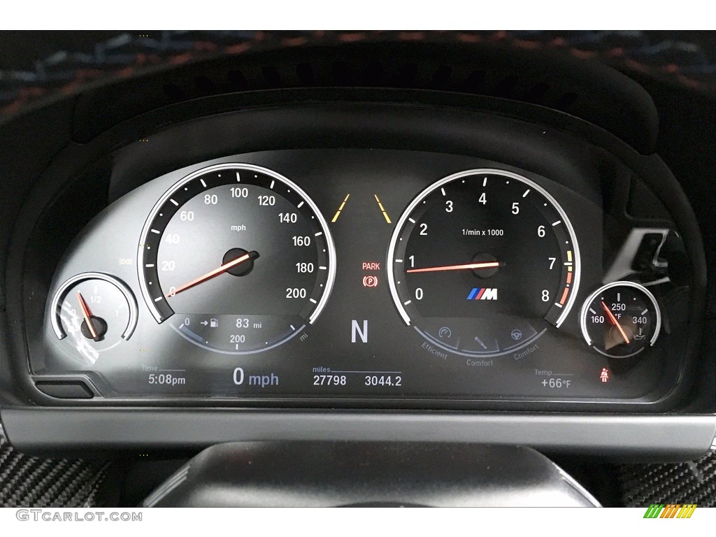 2018 BMW M6 Convertible Gauges Photos