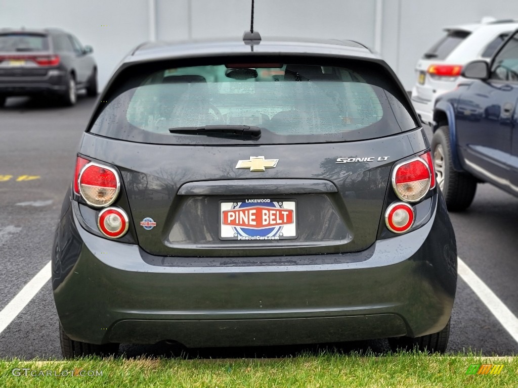 2015 Sonic LT Hatchback - Ashen Gray Metallic / Jet Black/Dark Titanium photo #3