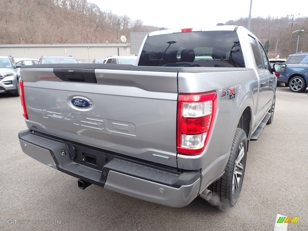 2021 F150 STX SuperCrew 4x4 - Iconic Silver / Black photo #2