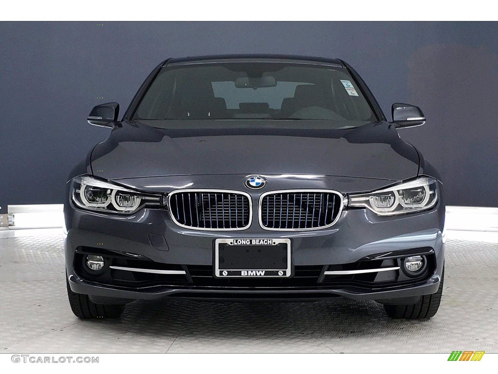 2018 3 Series 330e iPerformance Sedan - Platinum Silver Metallic / Black photo #2