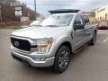 2021 Iconic Silver Ford F150 STX SuperCrew 4x4  photo #5