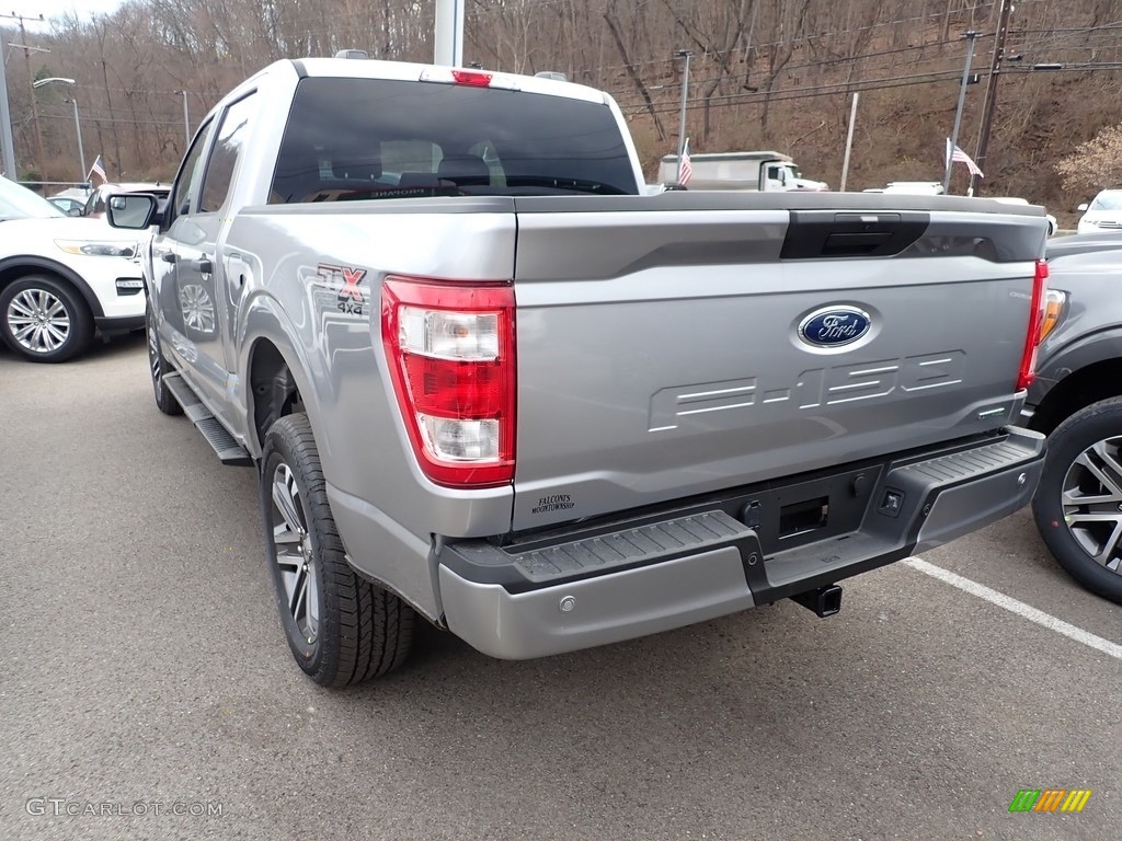 2021 F150 STX SuperCrew 4x4 - Iconic Silver / Black photo #6