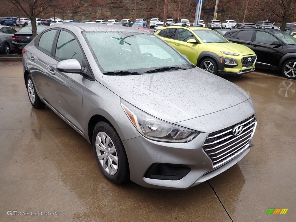 Forge Gray 2021 Hyundai Accent SE Exterior Photo #140497890