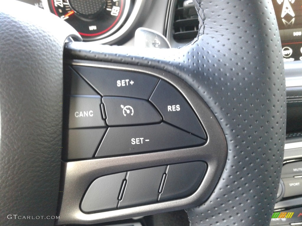 2021 Dodge Challenger GT Black Steering Wheel Photo #140498415