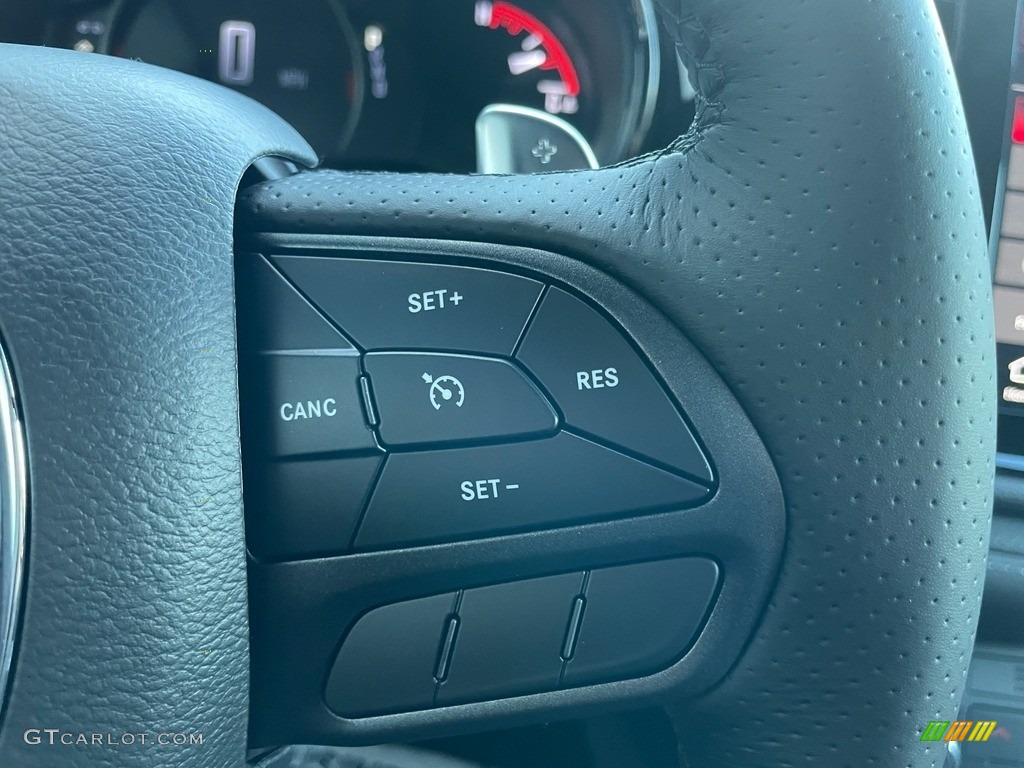 2021 Dodge Durango GT AWD Black Steering Wheel Photo #140498901