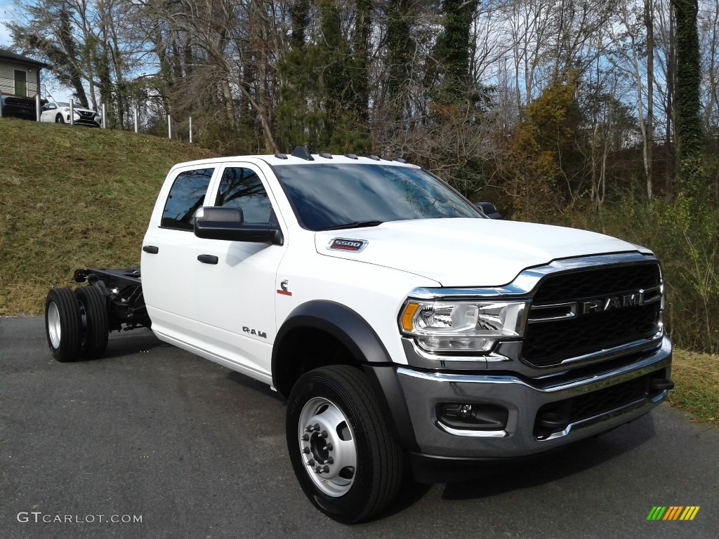 2020 5500 Tradesman Crew Cab Chassis - Bright White / Black/Diesel Gray photo #4